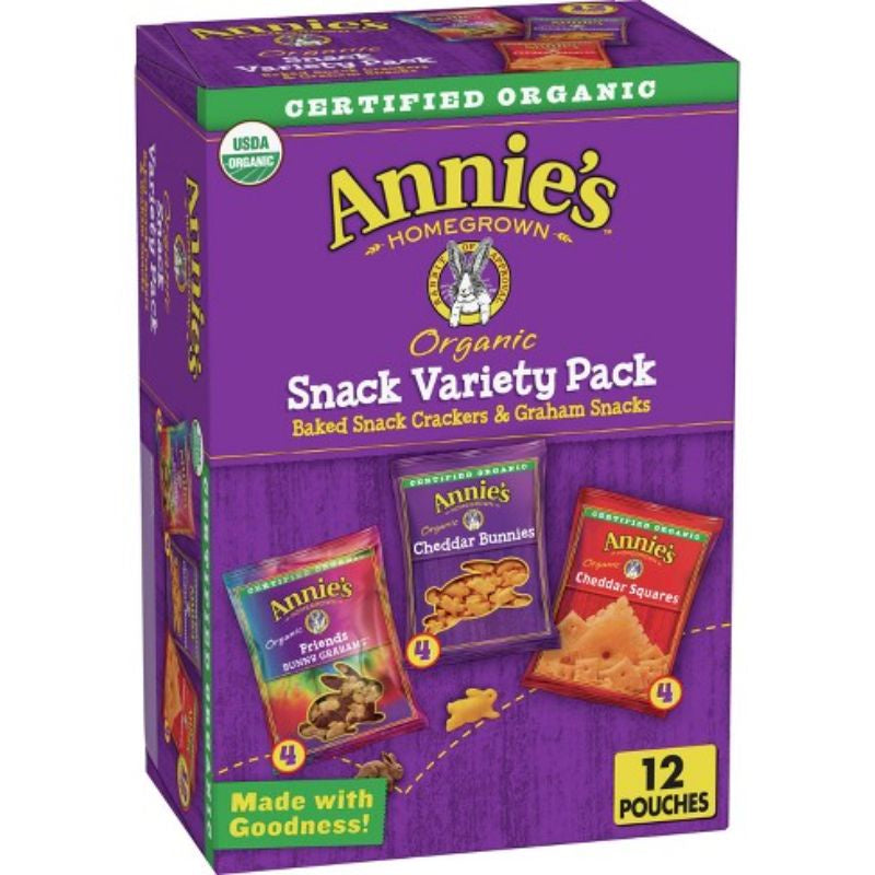 Annie's Organic Snack Variety Packs 12ct