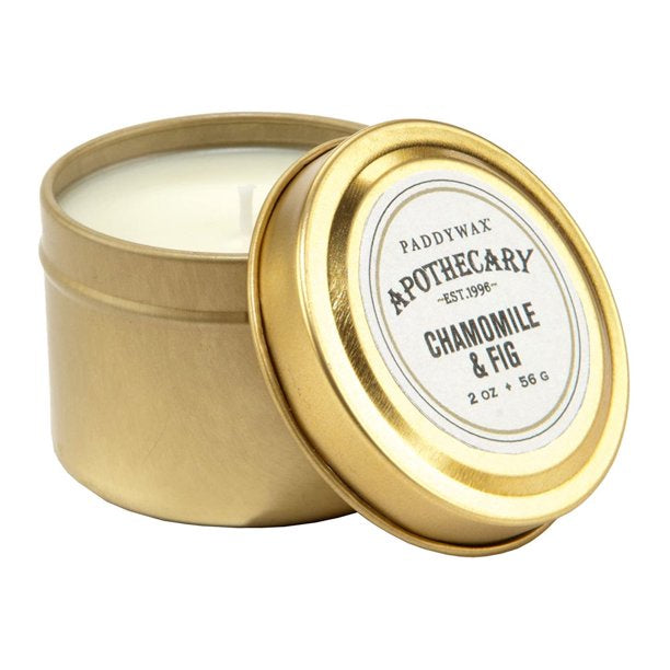 Apothecary Chamomile & Fig Gold Tin 2 oz