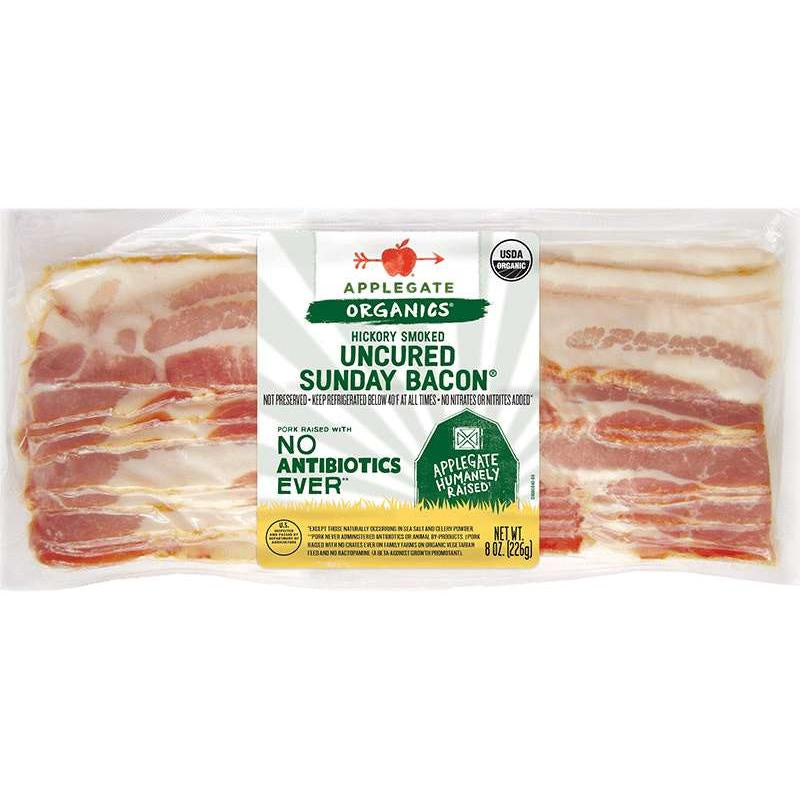 Applegate Organics Uncured Sunday Bacon 8oz