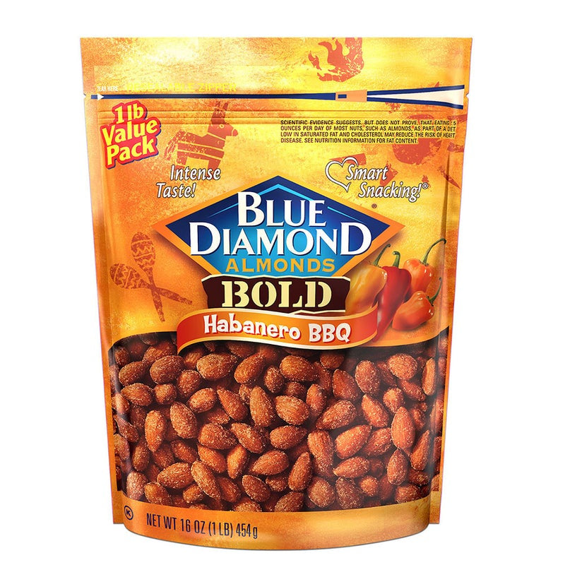 Blue Diamond Habanero BBQ Almonds 16 oz