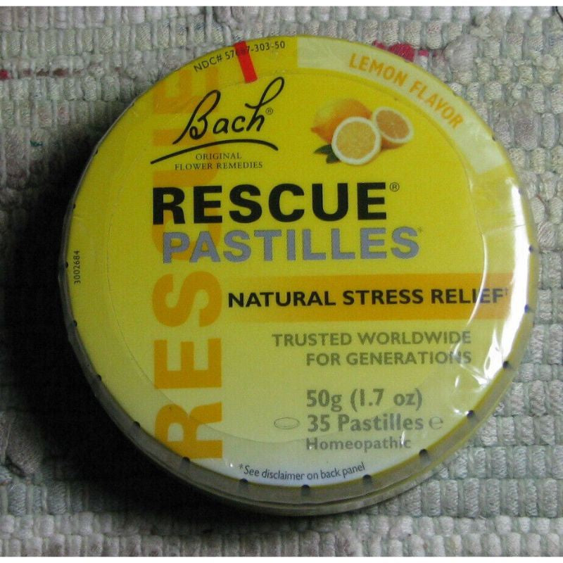 Bach Rescue Pastilles Lemon 35ct