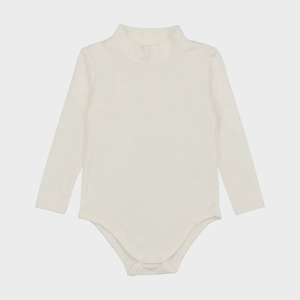 Mock Neck Body Shirt, Cream