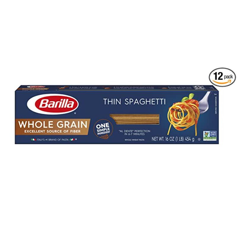 Barilla Whole Grain Thin Spaghetti 16 oz