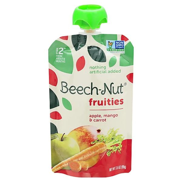 Beech-Nut Fruities Apple, Mango & Carrot, Stage 2, 3.5oz