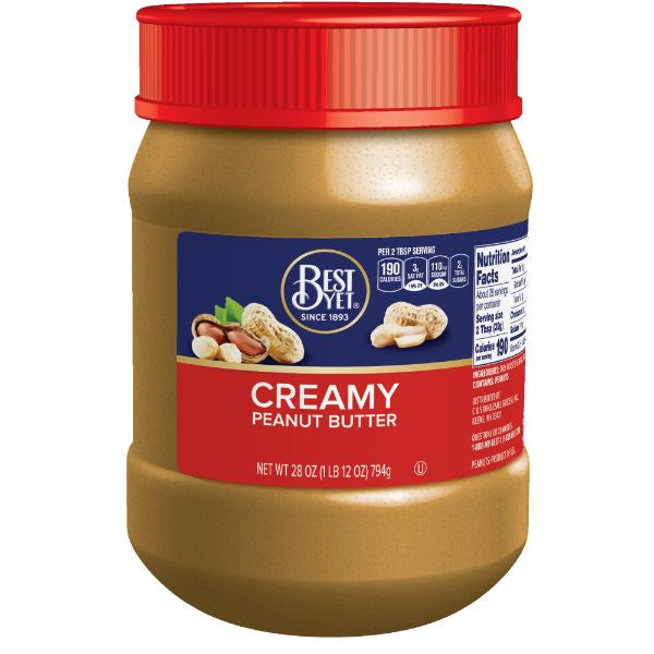 Best Yet Creamy Peanut Butter 28oz
