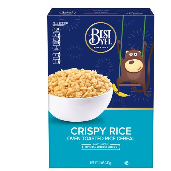 Best Yet Crispy Rice Cereal 12oz