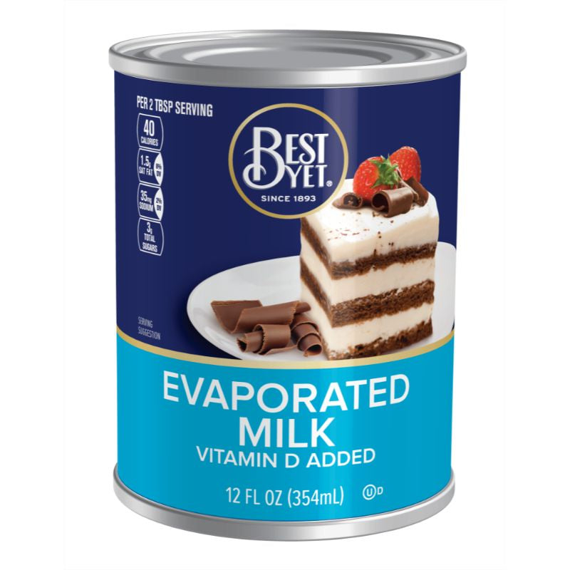 Best Yet Evaporated Milk 12oz