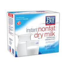 Best Yet Instant Non Fat Dry Milk 25.6oz