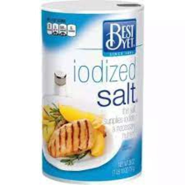 Best Yet Iodized Salt 26oz
