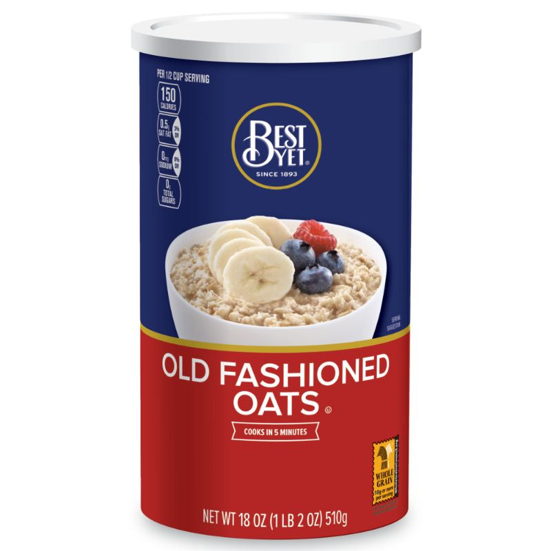 Best Yet Old Fashioned Oats 18oz