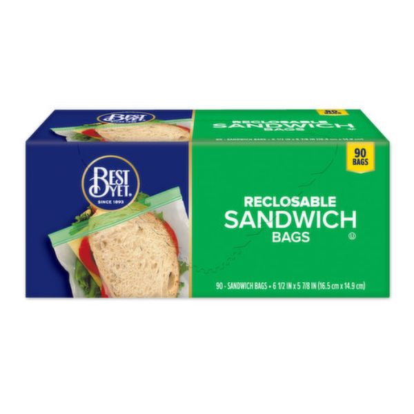 Best Yet Reclosable Sandwich Bags