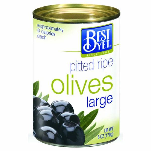 Best Yet Ripe Olives Pitted Large 6oz