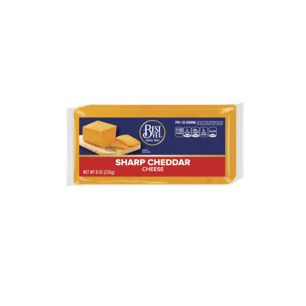 Best Yet Sharp Cheddar Bar 8 oz