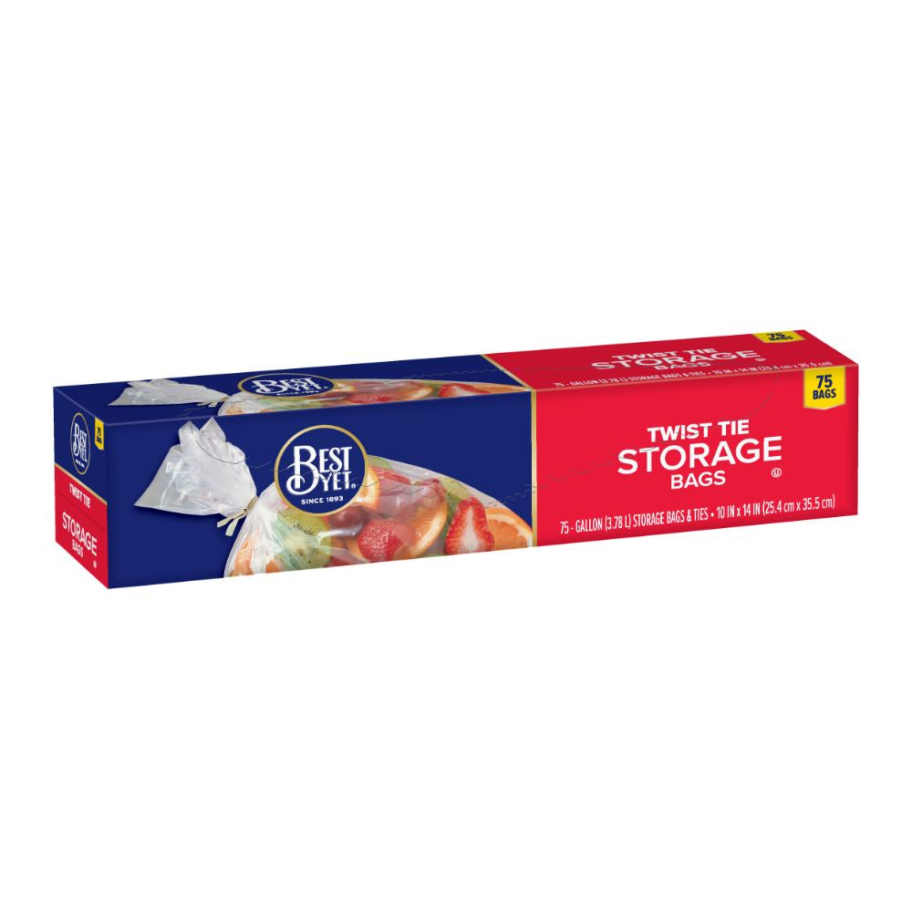 Best Yet Twist Tie Storage Bags 75 ct.