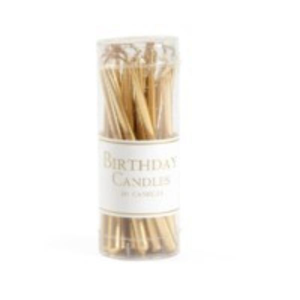 Birthday Candles in Gold 20 ct