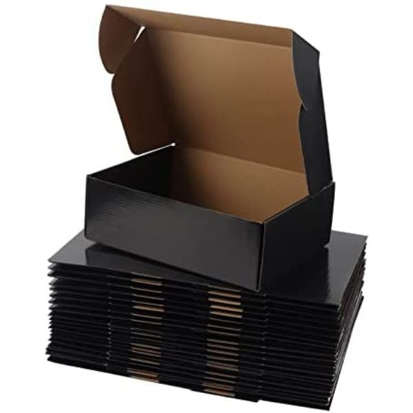 Black Gift Box w/Lid 12x9x4