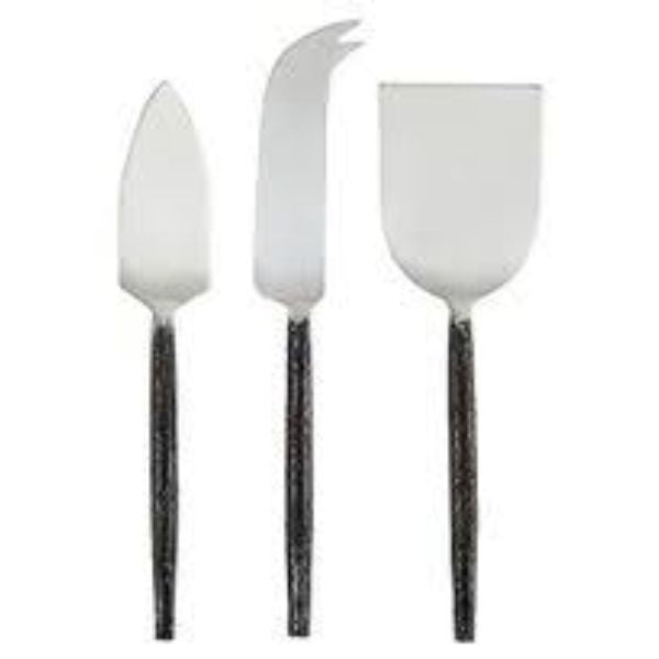 Black Handle Cheese knife set