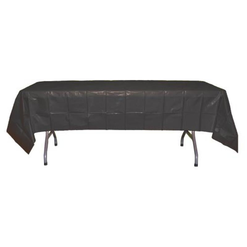 Black Plastic Tablecloth