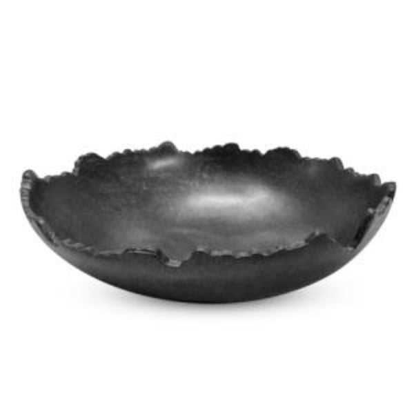 Black "Torn" Texture Bowl - Large