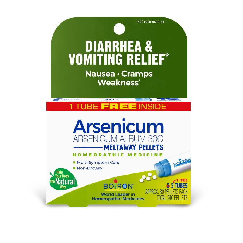 Arsenicum Album 30C 3-Pack Homeopathic Medicine for Diarrhea & Vomit