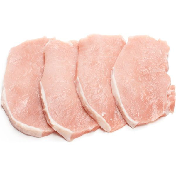 Boneless Pork Chops, Pack of 4 - Main St. Meats