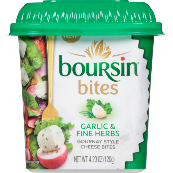 Boursin Bites Garlic and Fine Herbs, 4.23 oz