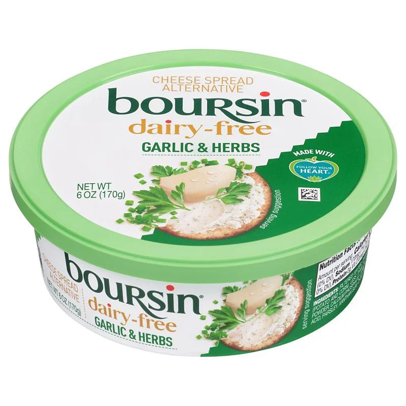 Boursin Dairy Free Garlic and Herb 6 oz