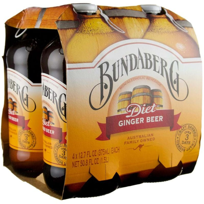 Bundaberg Diet Ginger Beer 4/12.7oz (includes deposit)
