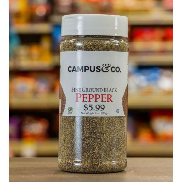 Campus & Co Fine Ground Black Pepper 6oz