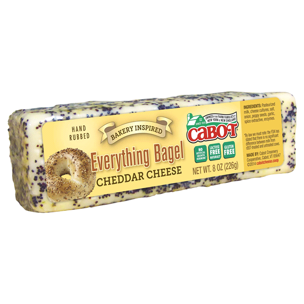 Cabot Everything Bagel Cheddar Cheese 8 oz