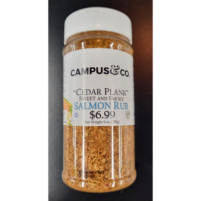 Campus&Co Cedar Plank Sweet & Smoky Salmon Rub