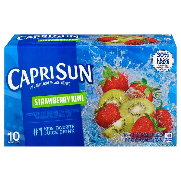 Capri Sun Strawberry Kiwi Juice Drink 10/6oz