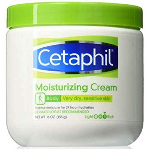 Cetaphil Body Moisturizer Hydrating Cream for Dry to Very Dry Sensitive Skin 16oz