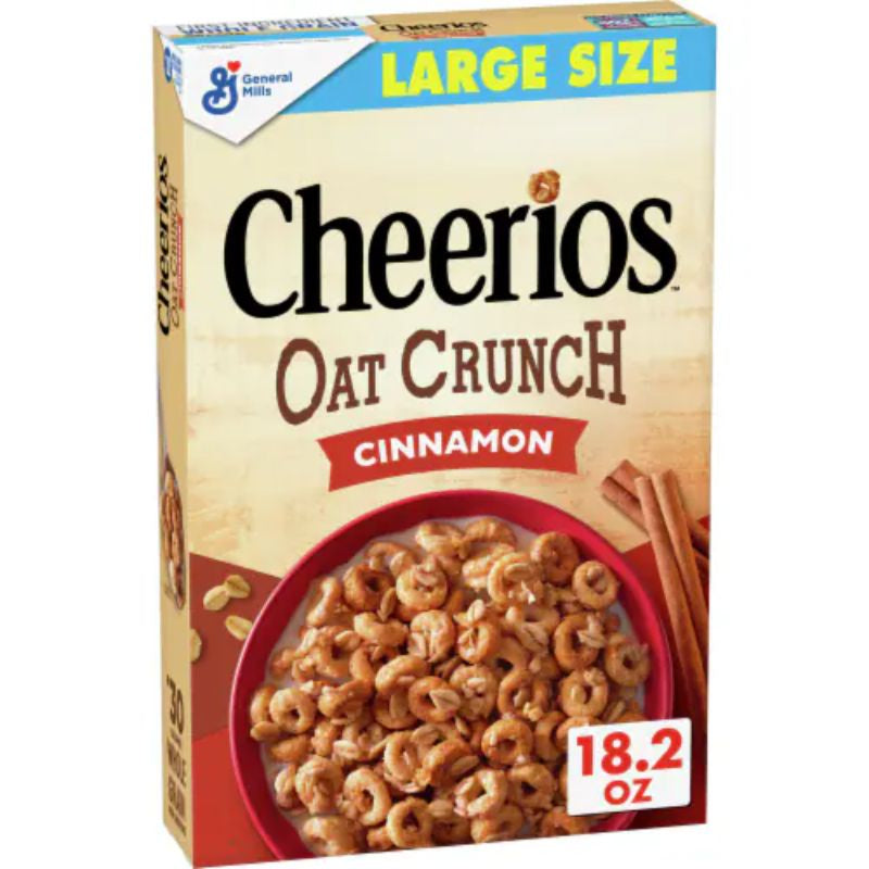General Mills Cheerios Cinnamon Oat Crunch Family 18.2 oz.