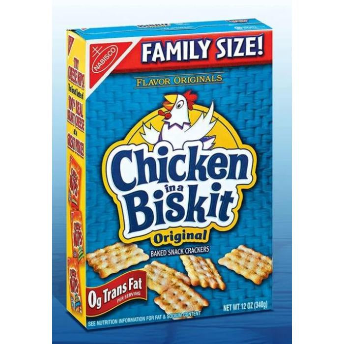 Chicken in a Biskit Crackers Family Size 12 oz