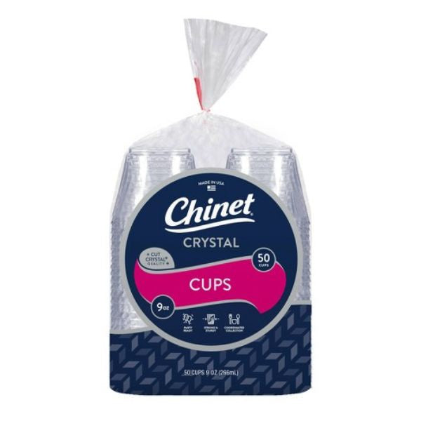 Chinet Crystal 9 oz Cups 50 ct