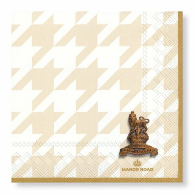 Classic Houndstooth Napkins - Dinner, 20ct