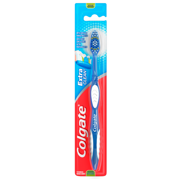 Colgate Extra Clean Toothbrush Medium 1ct