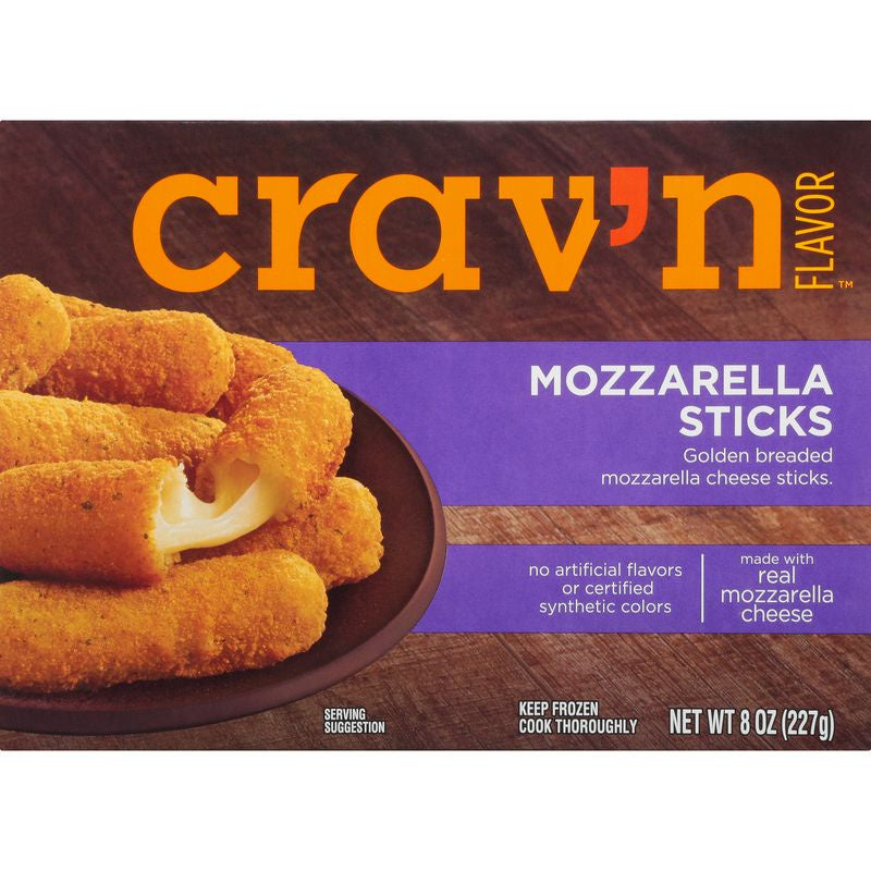 Crav'n Flavor Mozzarella Cheese Sticks 8oz