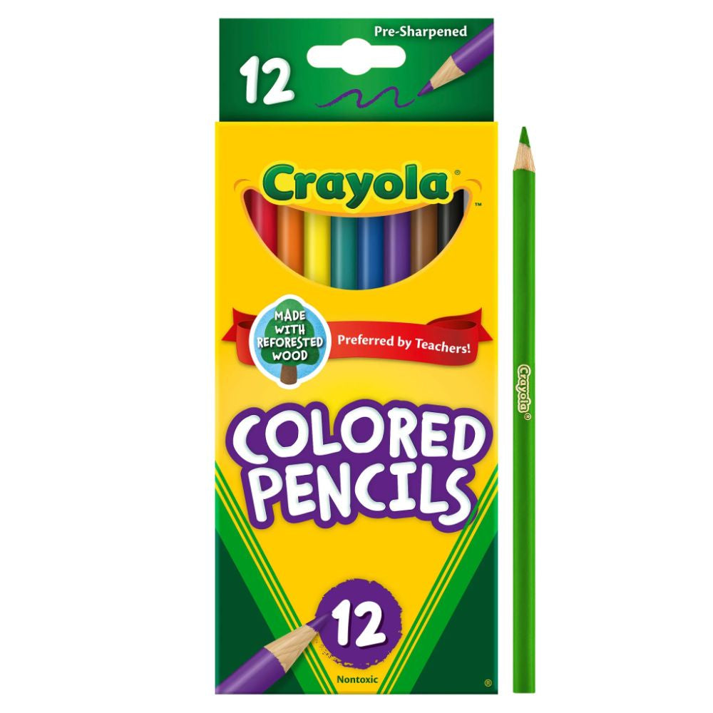 Crayola Colored Pencils Pre-Sharpened 12 ct