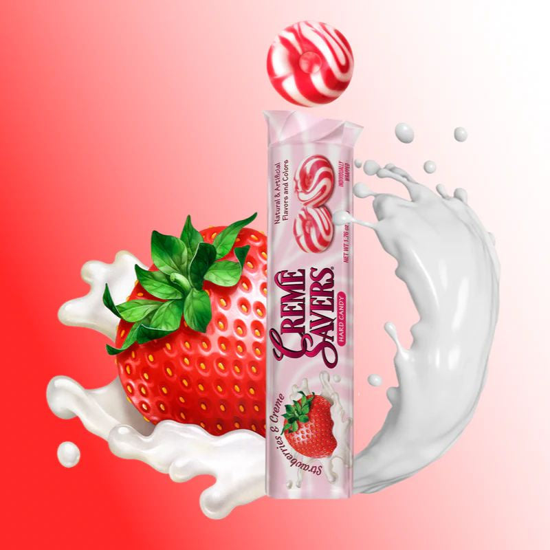 Creme Savers Strawberry & Creme Rolls 1.76oz