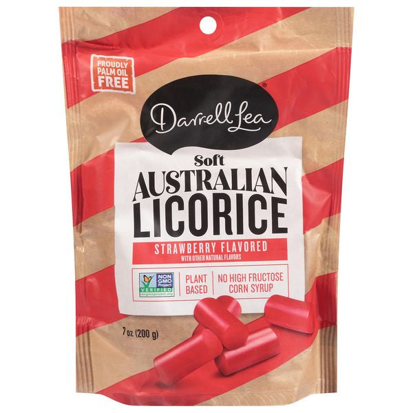 Darrell Lea Soft Australian Strawberry Licorice 7oz