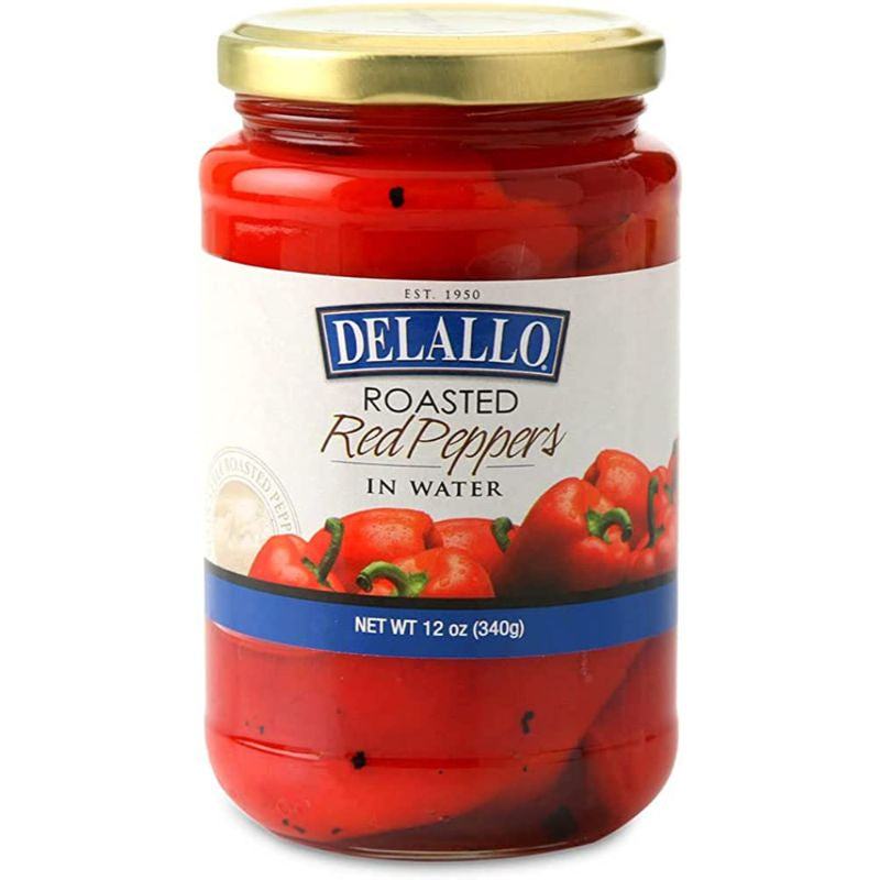 Delallo Roasted Red Peppers 12oz