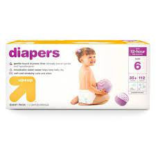 Diapers Up & Up Size 6 164ct