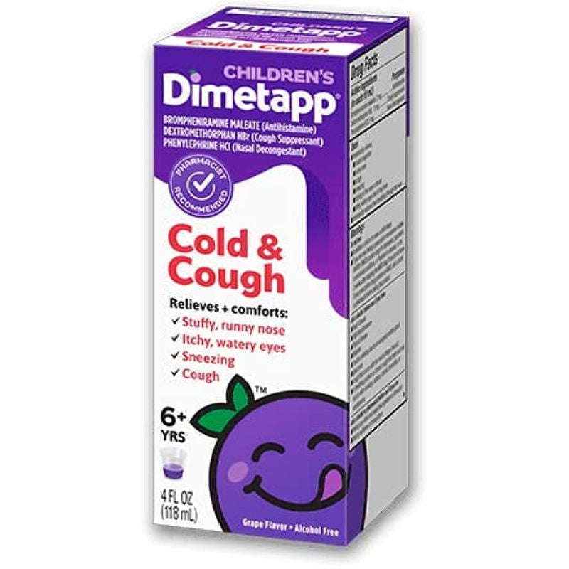 Dimetapp Cold & Cough Medicine 4fl oz
