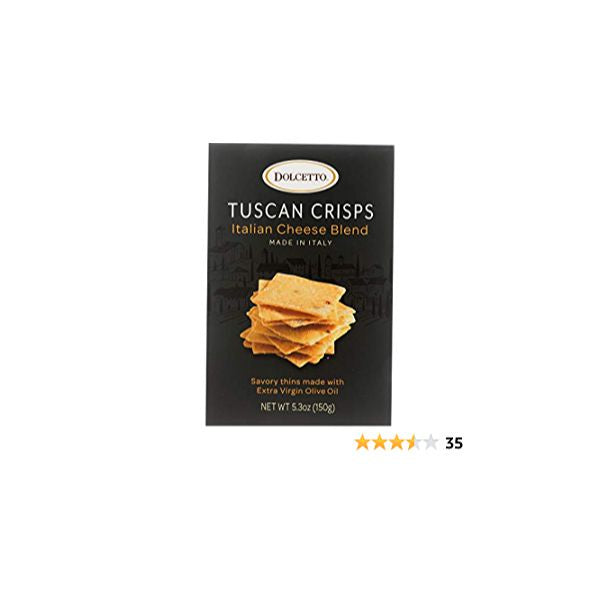 Dolcetto Tuscan Crisps Italian Cheese 5.3 oz