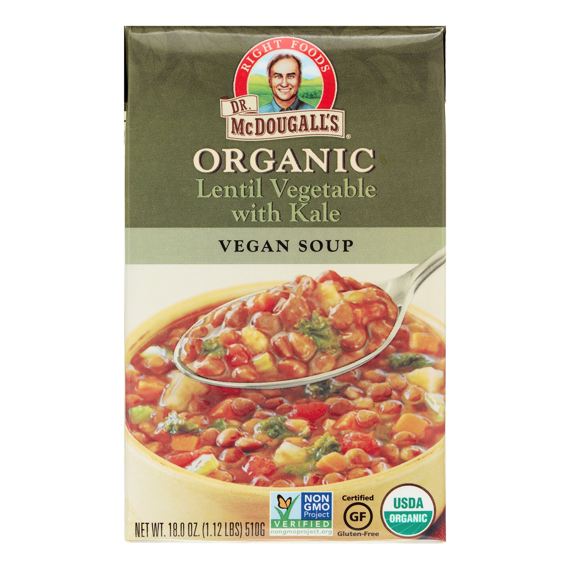 Dr McDougall's Organic Lentil Vegetable Soup 18oz