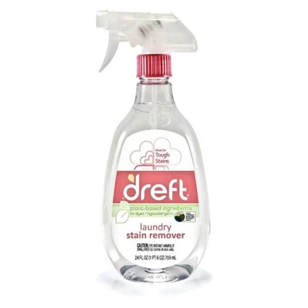 Dreft Plant Based Baby Spray and Wash Laundry Stain Remover, 24oz