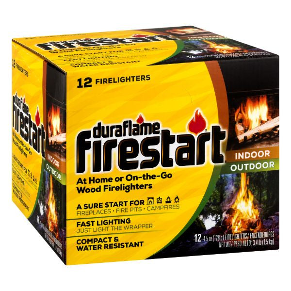 Duraflame Firestart Indoor Outdoor Firelighters, 4.5oz, 12 ct