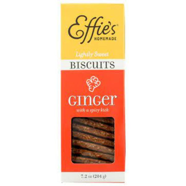 Effies Homemade Oatcakes Ginger With A Spicy Kick 7.2 oz